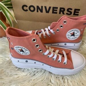 New🌿Converse Chuck Taylor All Star Move Platform Petite Petals